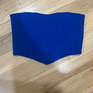 Vibrant Blue Corset Top